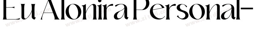 Eu Alonira Personal字体转换